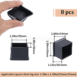 Square Shaped Plastic Furniture Leg Covers&nbsp;KY-WH0048-34D
