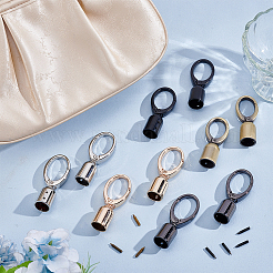 10Pcs 5 Colors Zinc Alloy Cord Ends&nbsp;FIND-GA0007-49
