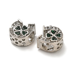 Alloy Rhinestone European Beads&nbsp;FIND-Q115-09P