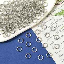SHEGRACE Brass Open Jump Rings&nbsp;XGR0077P-11P