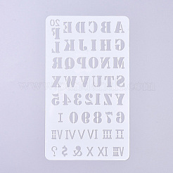 Plastic Reusable Drawing Painting Stencils Templates&nbsp;LS-DIY-G027-G20
