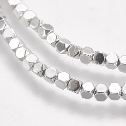 Electroplate Non-magnetic Synthetic Hematite Beads Strands&nbsp;G-K239-14D