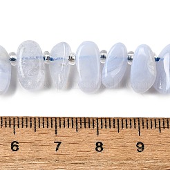 Natural Blue Lace Agate Beads Strands&nbsp;G-J403-03