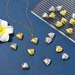 20Pcs 2 Colors Brass Locket Pendants&nbsp;KK-FS0001-88
