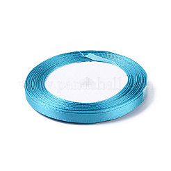 1/4 inch(6mm) Deep Sky Blue Satin Ribbon&nbsp;X-RC6mmY047