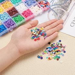 4224Pcs 24 Colors Handmade Polymer Clay Beads&nbsp;CLAY-YW0001-16