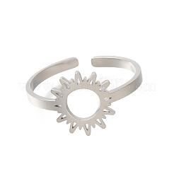 304 Stainless Steel Rings for Women&nbsp;RJEW-S238-03P