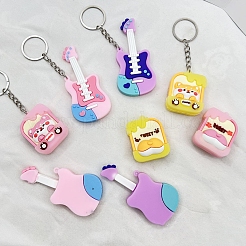 PVC Plastic Guitar Pendants&nbsp;PW-WG9F2F7-01