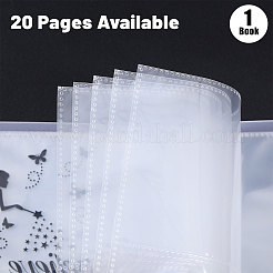 1 Book Transparent PP Plastic Photocard Storage Albums&nbsp;AJEW-GL0002-22A