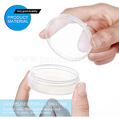 ポリプロピレン（pp）保存容器  ネジ蓋付き  ビーズ用  ジュエリー  小物  コラム  透明  5.5x1.8cm  内径：4.9のCM&nbsp;LS-CON-WH0073-13B
