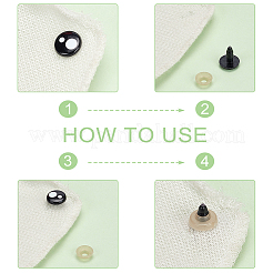 54 sets 4 Style Plastic Doll Eyes&nbsp;FIND-PH0018-05