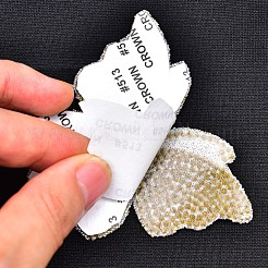 Iron On Rhinestone Glue Sheets&nbsp;X-DIY-WH0148-71
