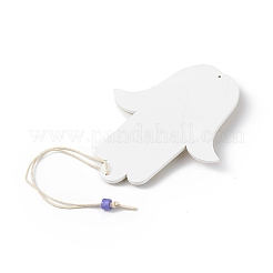Wood Big Pendant Decorations&nbsp;HJEW-F016-02