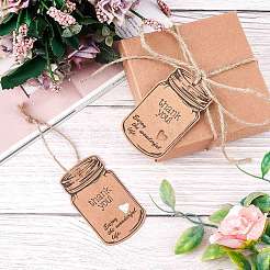 紙ギフトタグ  hange tags  美術工芸用  ウィッシングボトル  言葉  3x1-3/4インチ（7.5x4.3cm）  50個/袋&nbsp;CDIS-WH0018-02