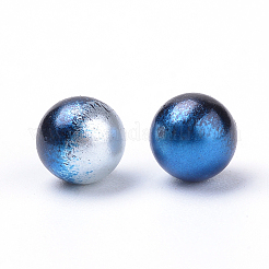 Rainbow Acrylic Imitation Pearl Beads&nbsp;OACR-R065-3mm-A11