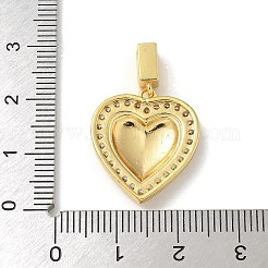Brass Micro Pave Cubic Zirconia Pendants&nbsp;KK-U046-12G-03