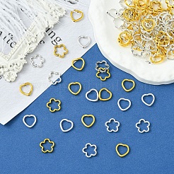 50Pcs Tibetan Style Alloy Bead Frame&nbsp;TIBEB-FS0001-10AS