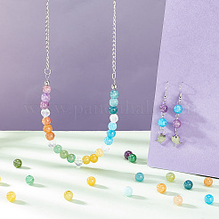 270Pcs 9 Colors Imitation Cracked Jade Glass Beads Sets&nbsp;GLAA-AR0001-37