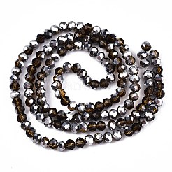 Electroplate Glass Beads Strands&nbsp;EGLA-A034-T4mm-C16