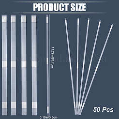プラスチック製本背表紙テープ  ホットメルト接着製本補修テープ  ホワイト  287x5x1mm  50pc&nbsp;FIND-CP0002-09D