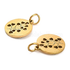 304 Stainless Steel Charms&nbsp;STAS-D050-07G-11