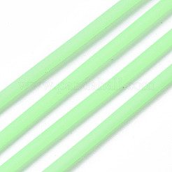 中空パイプpvcチューブラー合成ゴムコード  白いプラスチックのスプールに巻き  薄緑  2mm  穴：1mm  約54.68ヤード（50m）/ロール&nbsp;RCOR-R007-2mm-21