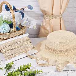 8M Polyester Curtain Lace Trimmer Ribbon&nbsp;DIY-NB0008-30A