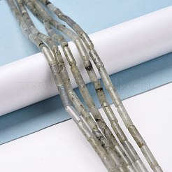 天然石ラブラドライトビーズ連売り  コラム  13x4mm  穴：1.4mm  約28個/連  15.20''（38.6~39.1センチメートル）&nbsp;G-D464-08
