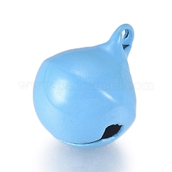 Baking Paint Iron Bell Pendants&nbsp;IFIN-WH0052-03A