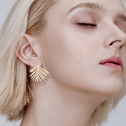 10Pcs Brass Stud Earring Findings&nbsp;KK-BC0010-50