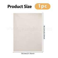 再利用可能な綿のパン発酵布  アンティークホワイト  903x705x0.5mm&nbsp;AJEW-WH0880-32