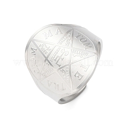 304 Stainless Steel Cuff Rings&nbsp;LS-RJEW-D337-05P