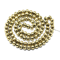 Electroplate Non-magnetic Synthetic Hematite Beads Strands&nbsp;G-S352-37