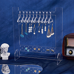 1 Set Transparent Acrylic Earring Hanging Display Stands&nbsp;EDIS-FH0001-07