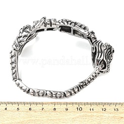 304 Stainless Steel Link Chain Bracelets for Women Men&nbsp;BJEW-P386-07AS