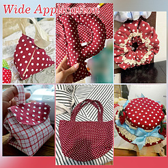 Red Cotton Fabric&nbsp;DIY-WH0750-293B