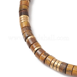 Natural Tiger Eye Beads Stretch Bracelet for Women&nbsp;BJEW-JB13215-03
