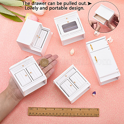 5Pcs Birch Wood Mini Cabinet Set&nbsp;DJEW-WH0042-124