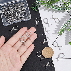 50Pcs 304 Stainless Steel Leverback Earring Findings&nbsp;STAS-UN0041-89
