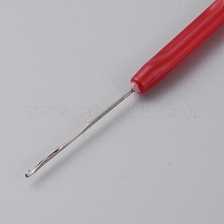Plastic Crochet Hooks for Hair&nbsp;TOOL-WH0053-30C