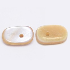 天然淡水シェルチップビーズを染色  アンティークホワイト  7~10x5~7x1~4mm  穴：1mm  約260個/50g&nbsp;X-SHEL-A003-D02