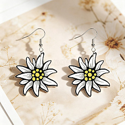 Iron & Acrylic Dangle Earrings for Women&nbsp;WGF0FCA-01