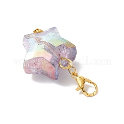 Acrylic Star Pendant Decorations&nbsp;HJEW-JM03385