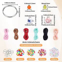 DIY Letter Acrylic Keychain Making Kits&nbsp;DIY-SC0029-39B