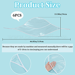 Plastic Rain Bonnets&nbsp;AJEW-WH0419-75B