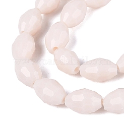 Opaque Solid Color Glass Beads Strands&nbsp;GLAA-N071-01A-C02