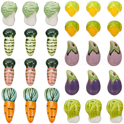 27Pcs 9 Styles Handmade Porcelain Beads&nbsp;PORC-PA0001-53