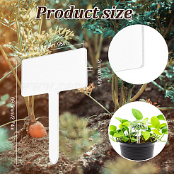 24Pcs Acrylic Blank Plant Labels&nbsp;AJEW-FG0003-18