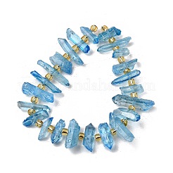 Natural Quartz Crystal Beads Strands&nbsp;G-F800-C16