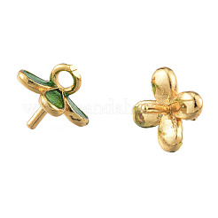 Brass Enamel Peg Bails Pendants&nbsp;KK-N259-29